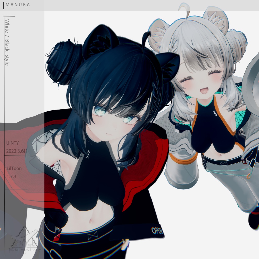 【MANUKA対応】White and Black Style