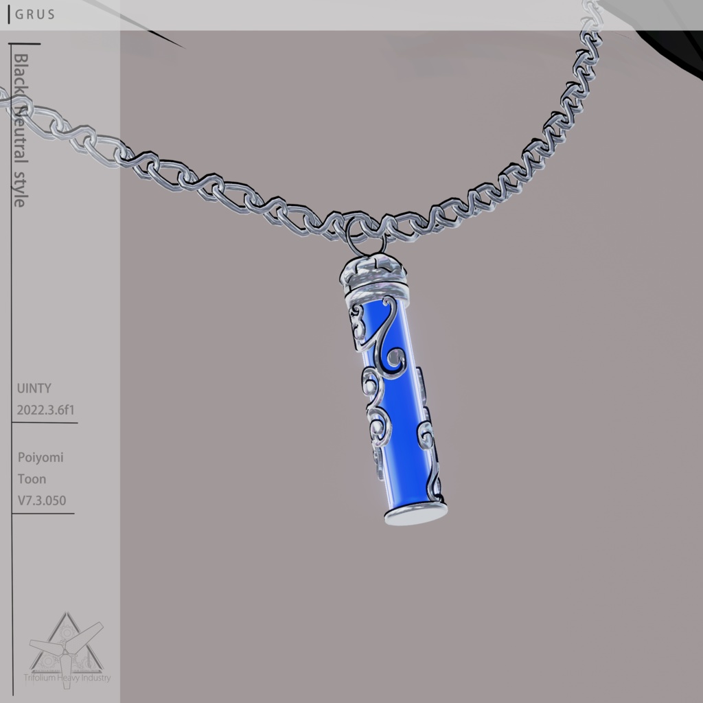 【GRUS対応】Black neutral style