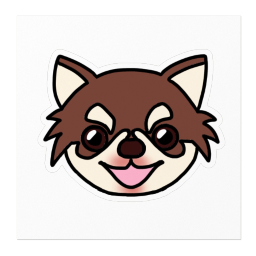 チワワのこころ ステッカー