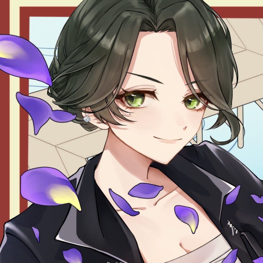 Vtuber×花札🎴描きおろしポストカード5月