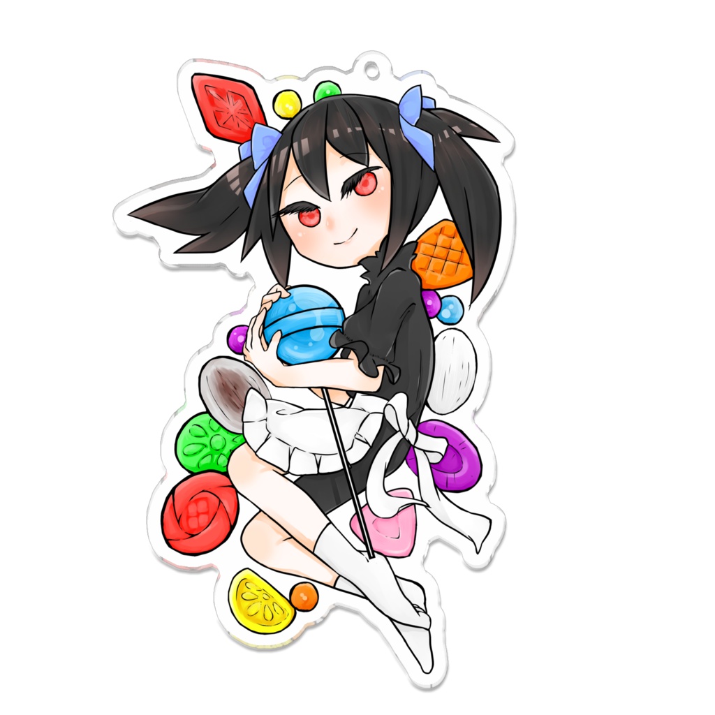 あめだまみれアクリルキーホルダー