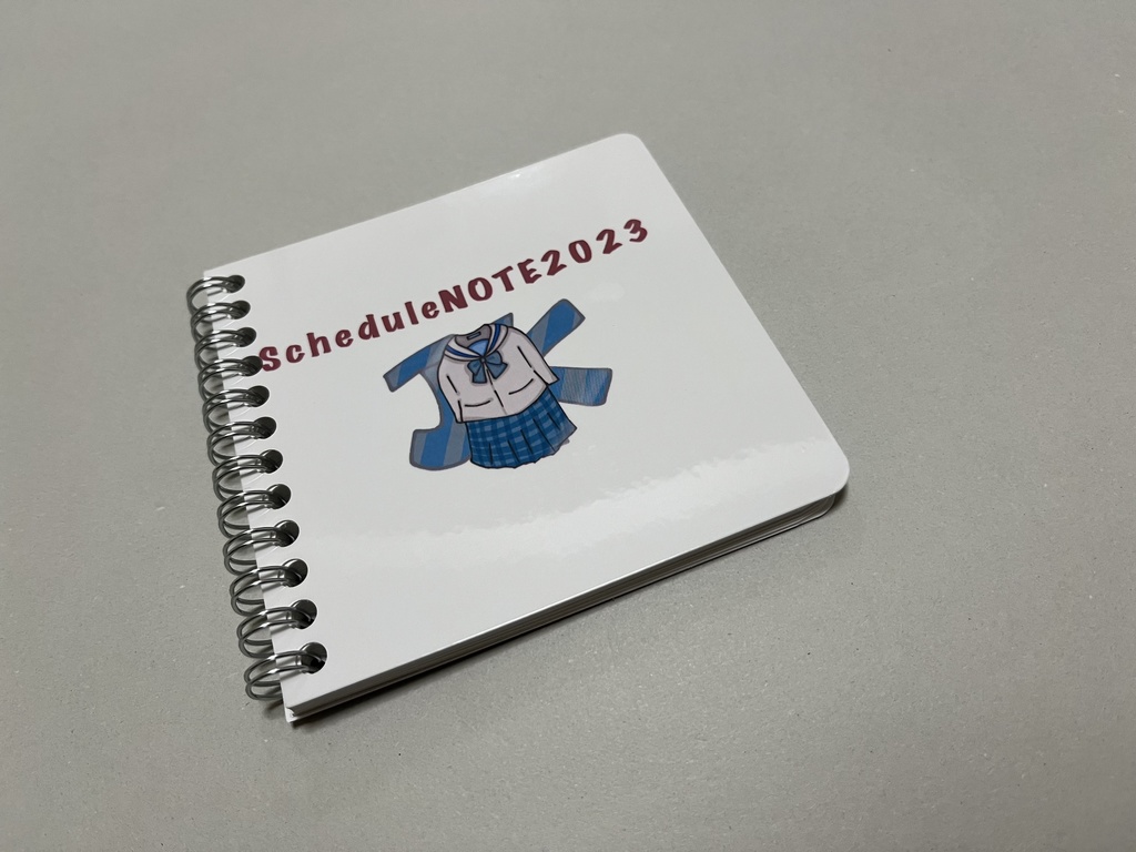 【2023 1月始まり】オリジナルスケジュールカレンダー帳【4冊限定】