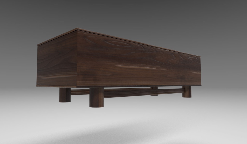 【UnityPackage】テレビ台 テクスチャ3種