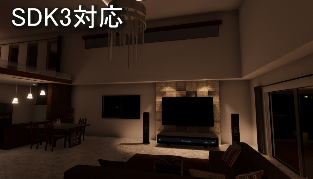 【シェア可能】Apartment for VRC【VRChatワールド/SDK3】
