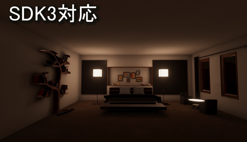 【シェア可能】Apartment for VRC【VRChatワールド/SDK3】