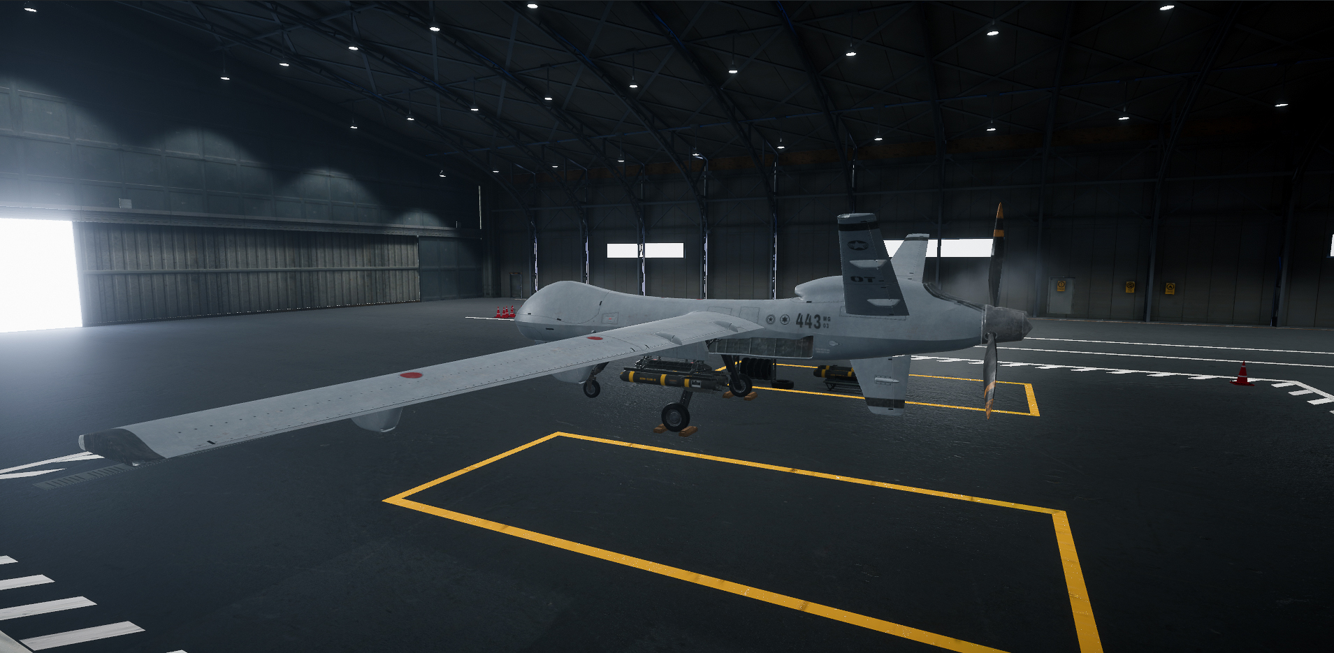 Unity Uav 【Unity向け3D Model】無人航空機/UAV 格納庫付き アニメーション付き - M.G.R Tech Creations - BOOTH