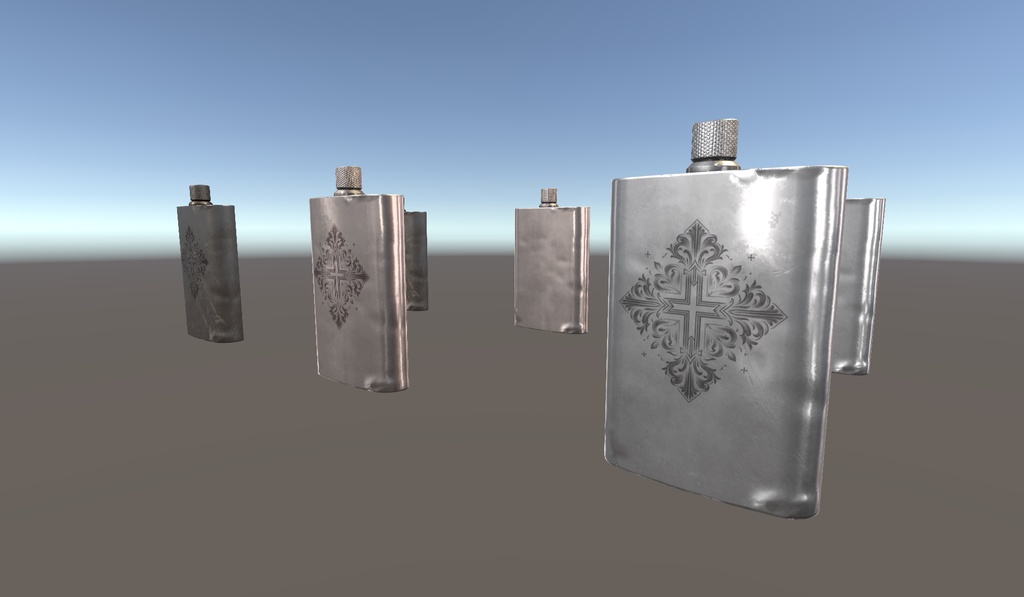 【Unity向け3D Model】スキットル