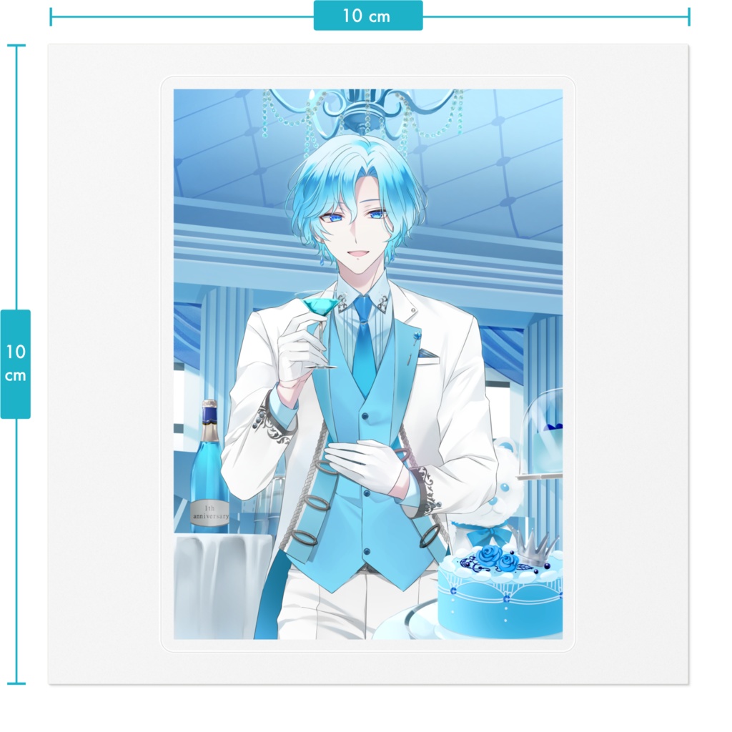 メルシィ1周年記念グッズ ステッカー 笑顔Ver.