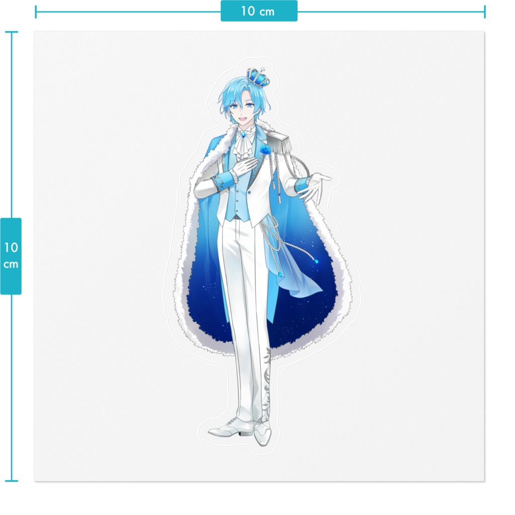 メルシィ王子様衣装 ステッカー