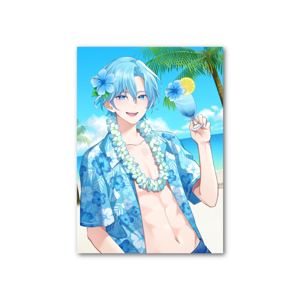 メルシィアロハシャツ フォト風カード