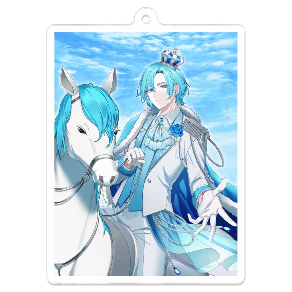 メルシィ白馬の王子様 アクリルキーホルダー