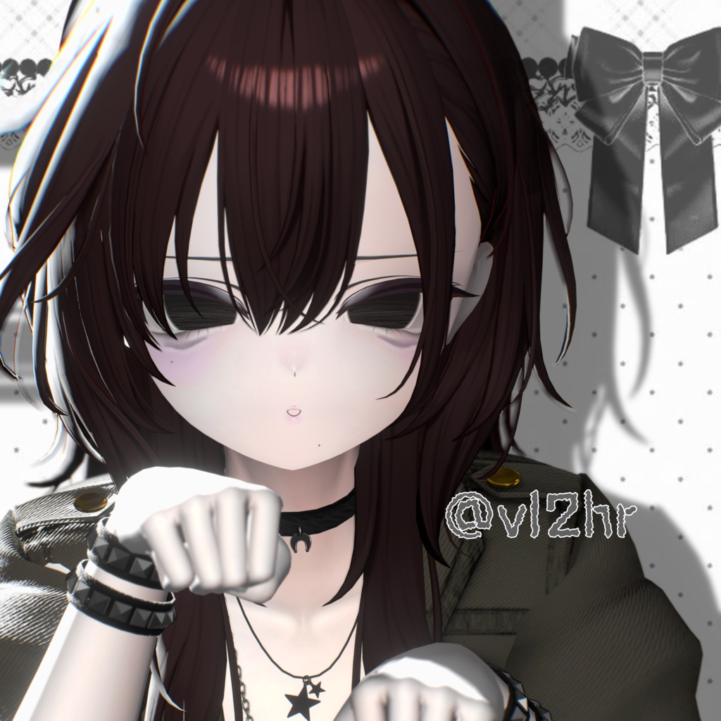 <manuka> ✝︎ / make up texture+bodytattoo