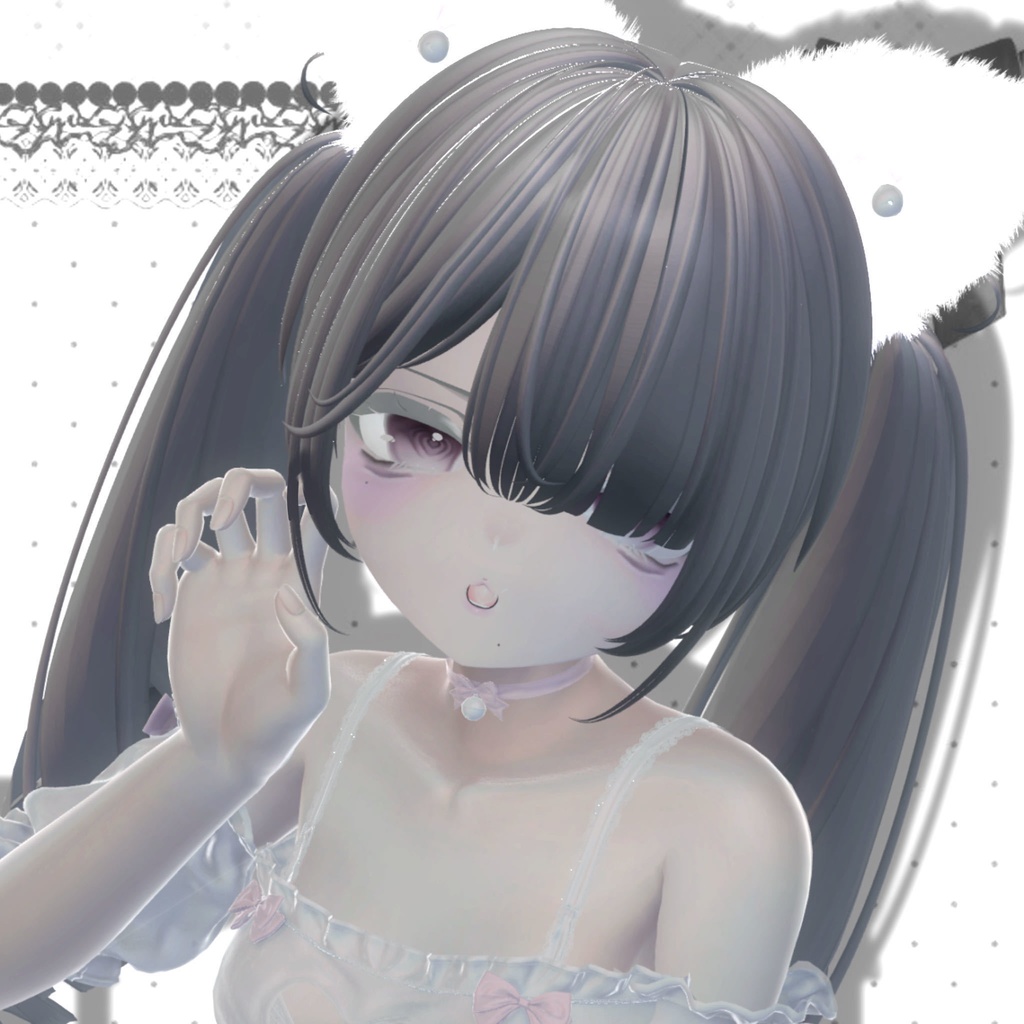 <manuka> ✝︎ / make up texture+bodytattoo