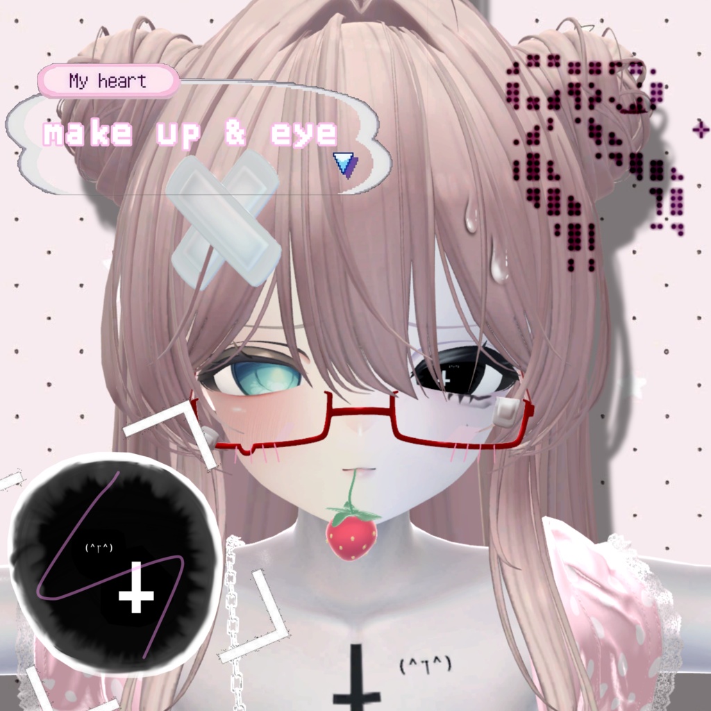<manuka> niconico / make up&eye texture+bodytattoo