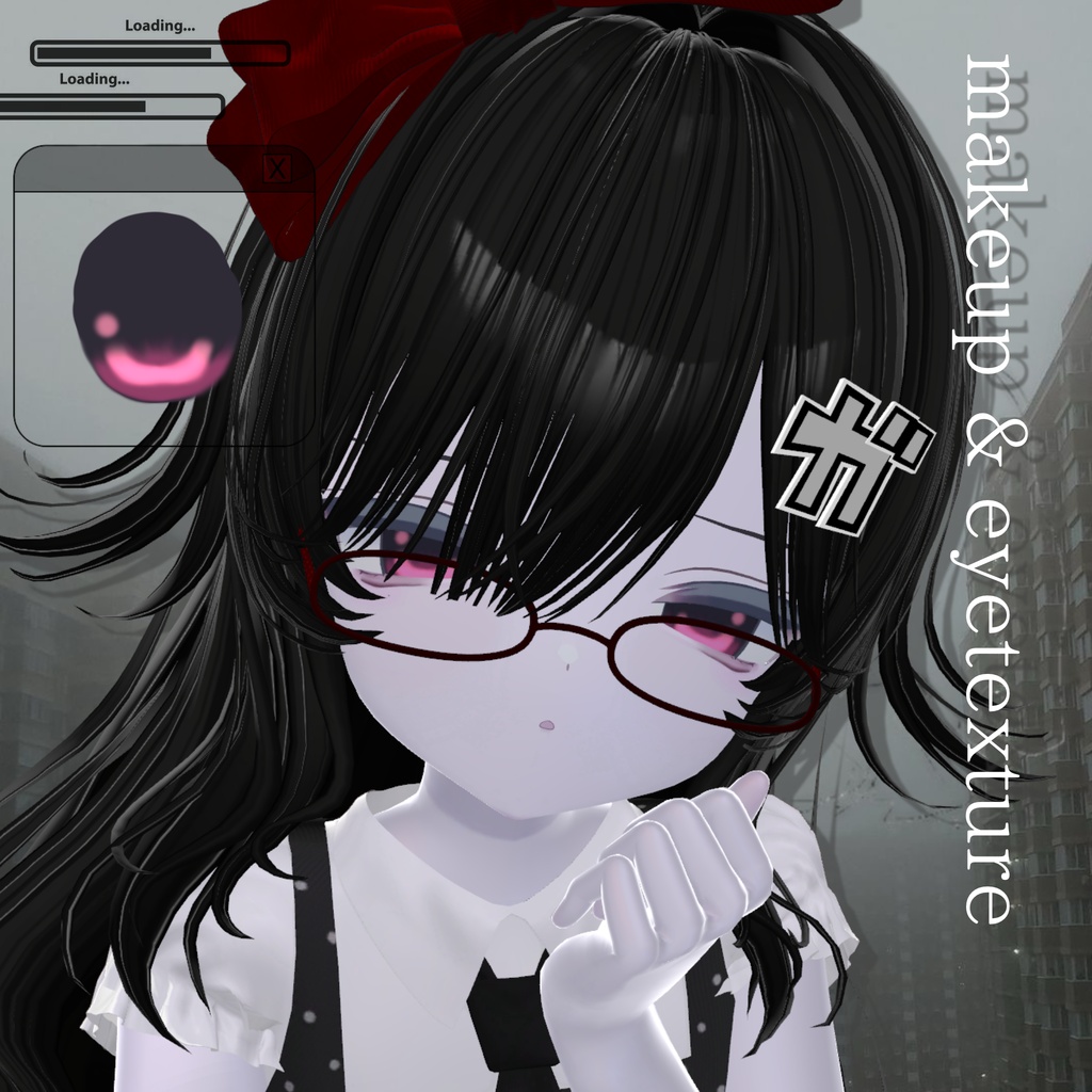 ‪<urara> ur / make up＆eye texture＋おまけbodytattoo