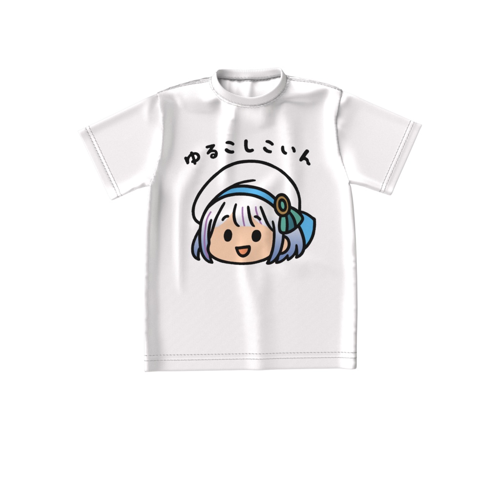 【宵越こいん】ゆるこしこいんTシャツ【Vクエ学園】