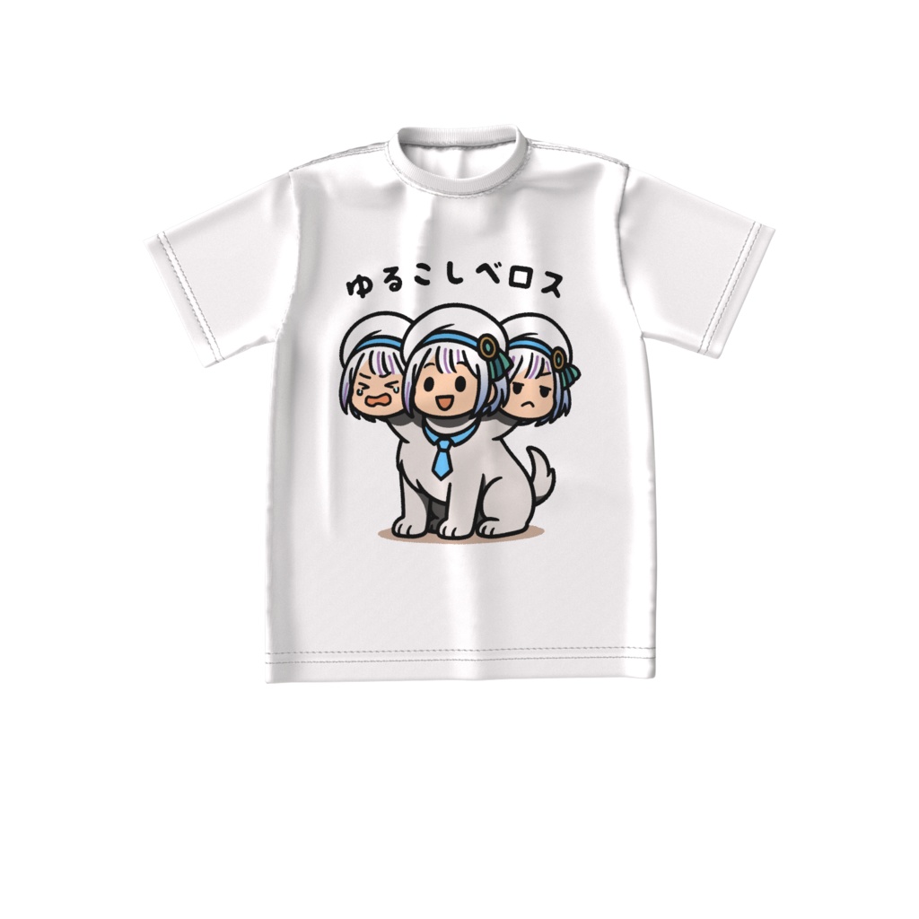 【宵越こいん】ゆるこしべロスTシャツ【Vクエ学園】