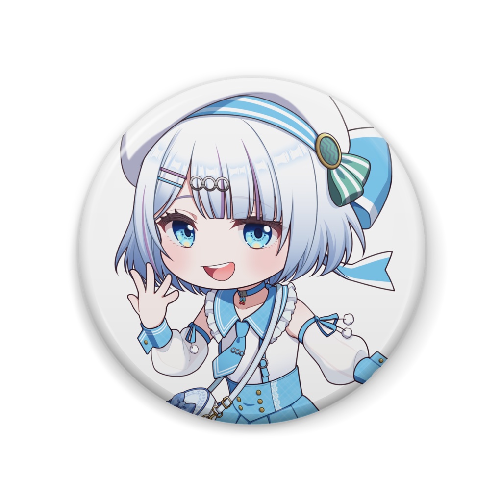 【宵越こいん】常設SD立ち絵缶バッジ【Vクエ学園】
