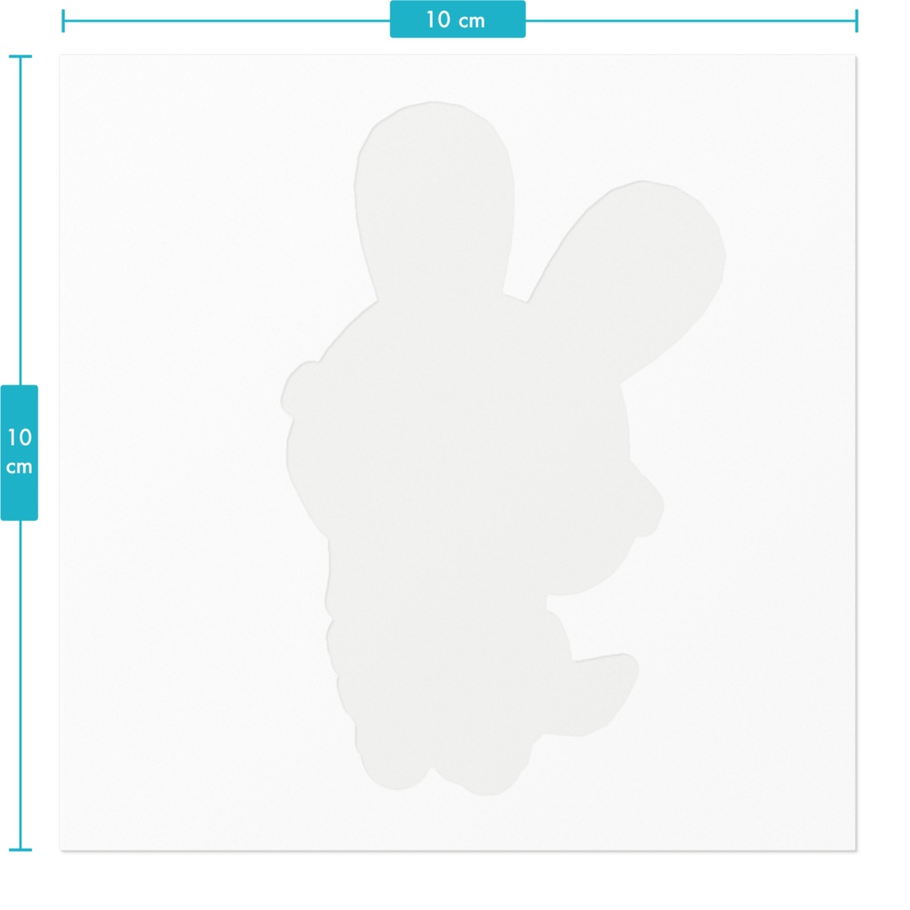 うさぎステッカー01