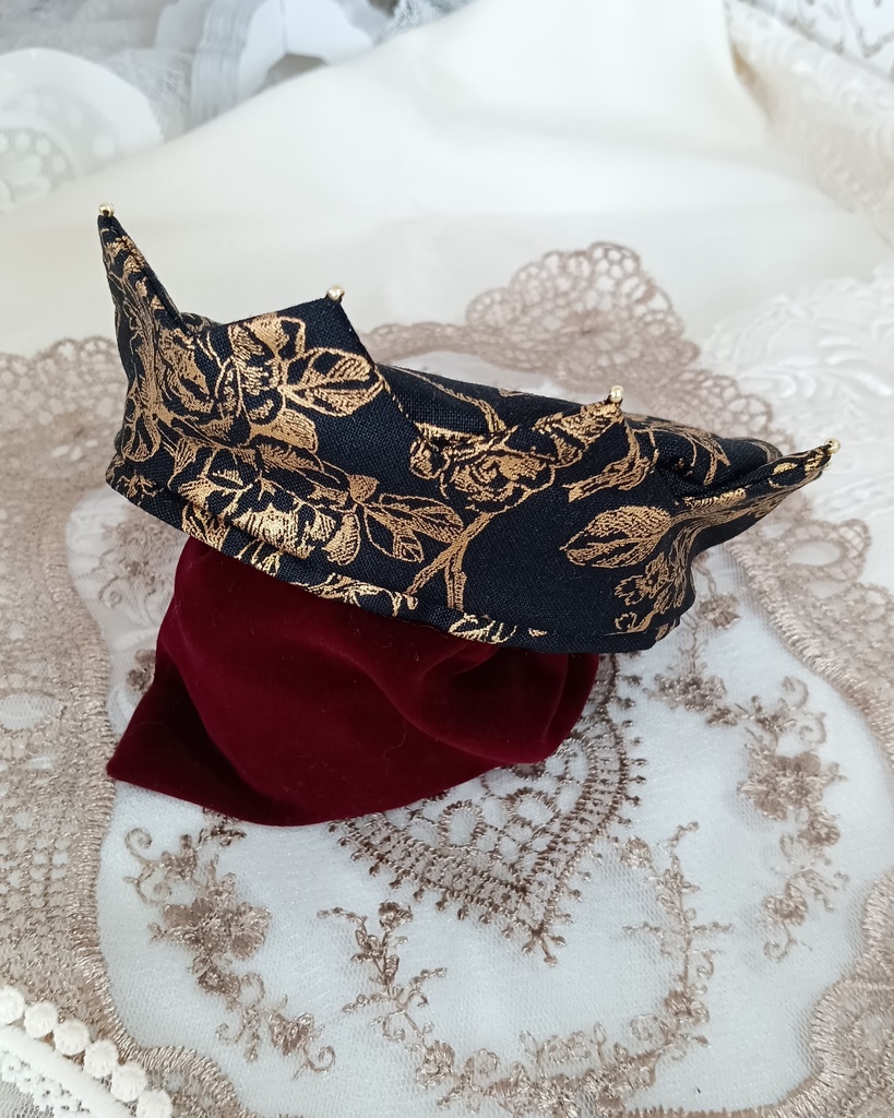 妖精の王子様ドレスセット(黒)60cmクラス、50cmクラスドール用