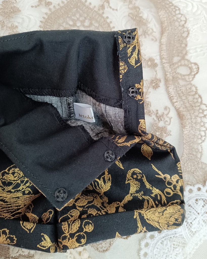 妖精の王子様ドレスセット(黒)60cmクラス、50cmクラスドール用