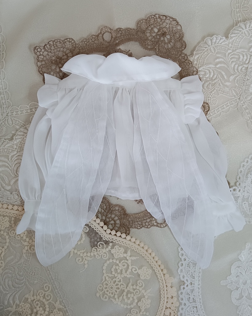 妖精の王子様ドレスセット(白)60cmクラス、50cmクラスドール用