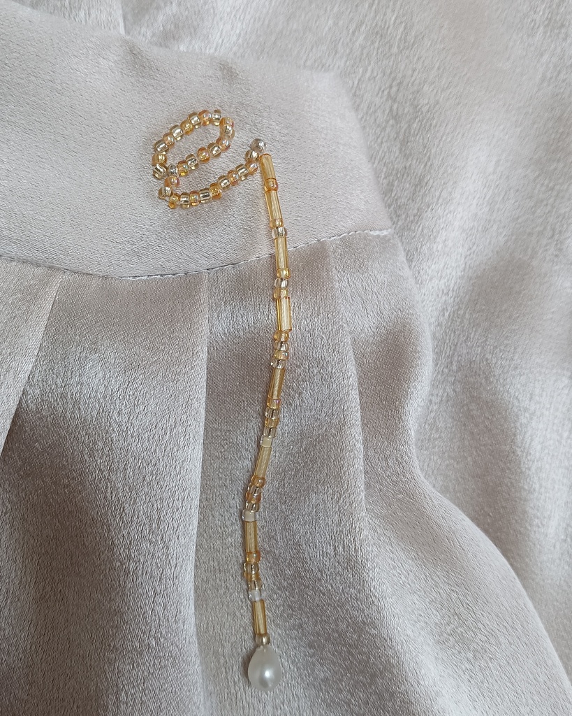 巳ドレスセット(ベージュゴールド(50cmドール用))