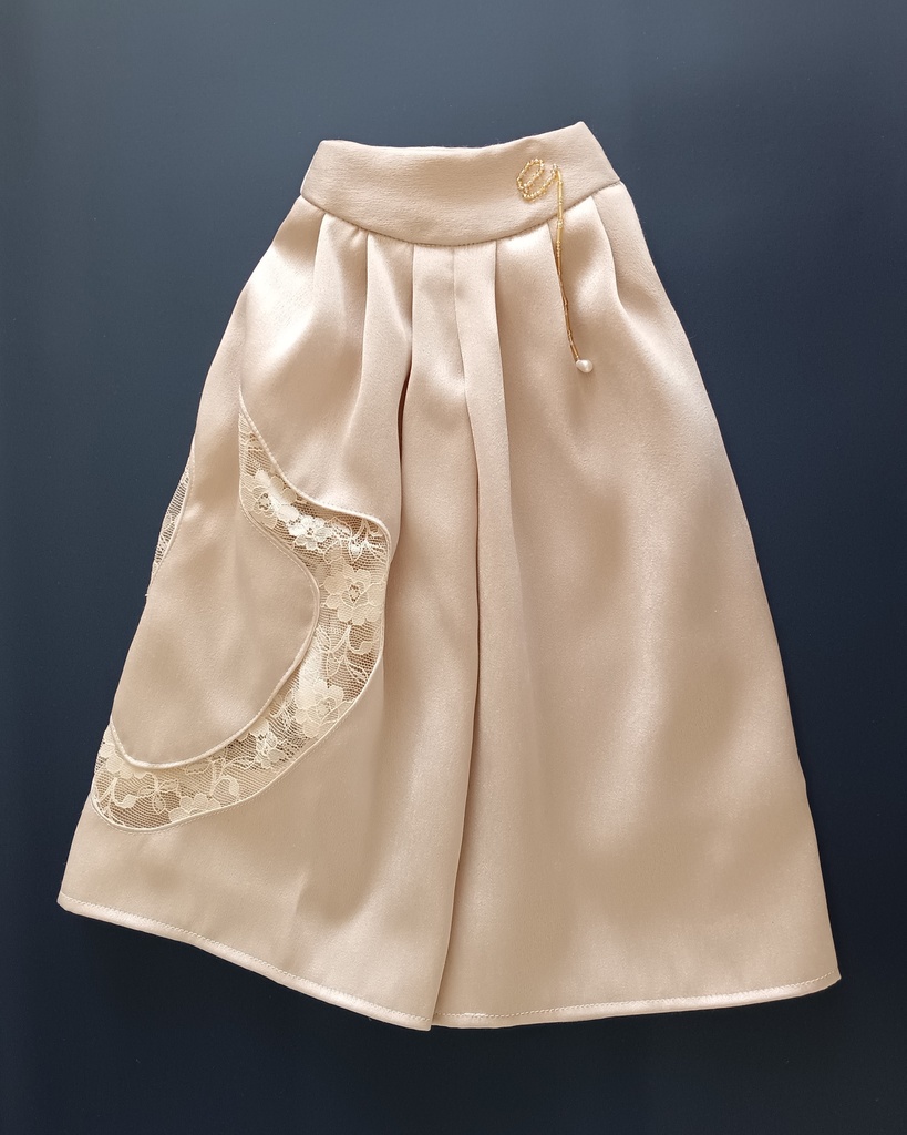 巳ドレスセット(ベージュゴールド(50cmドール用))