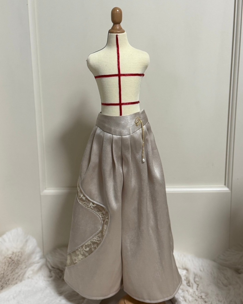 巳ドレスセット(ベージュゴールド60cmドール用)