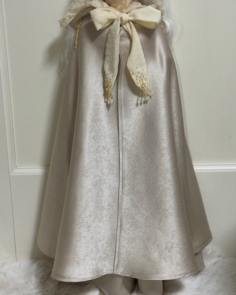 フード付きマント(60cm、50cmドール用)