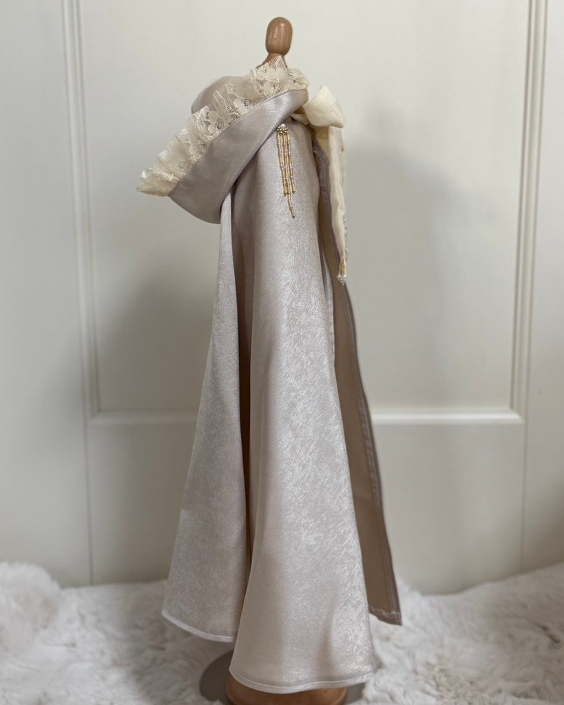 フード付きマント(60cm、50cmドール用)