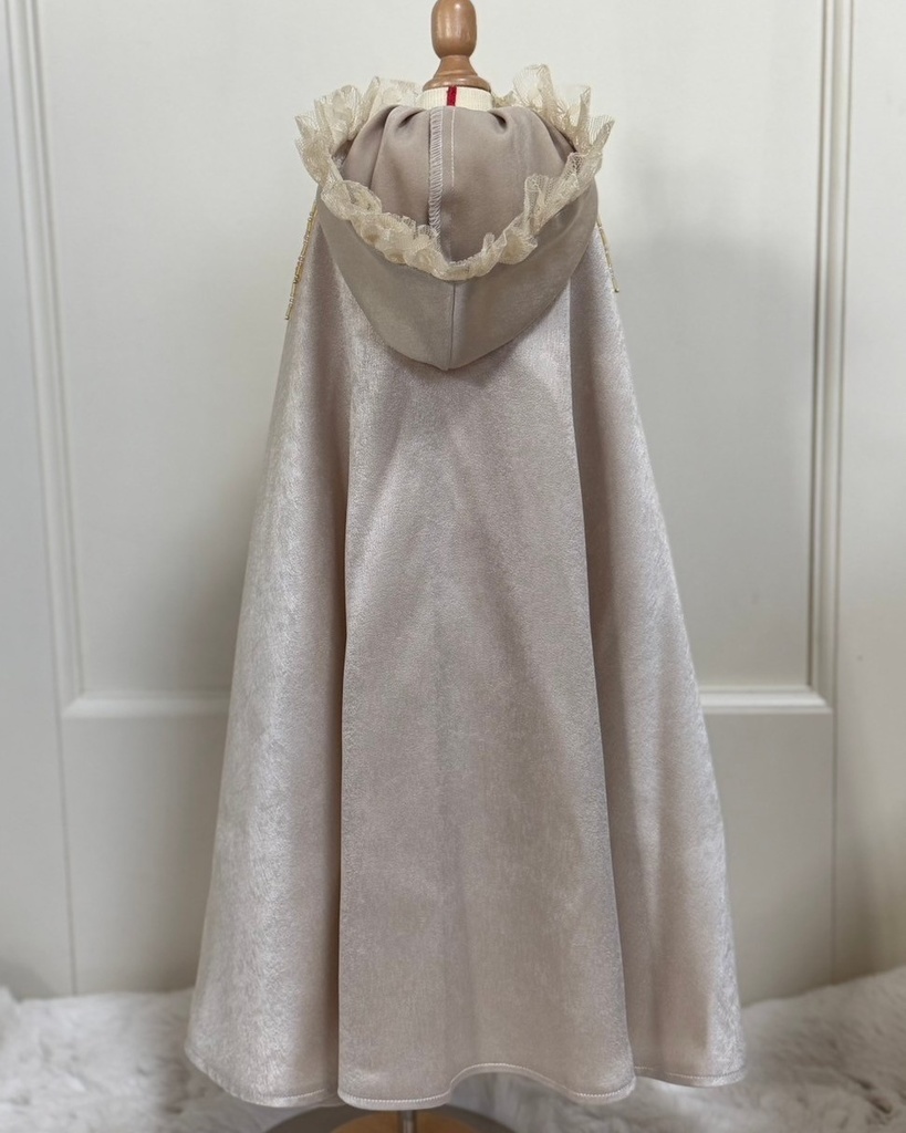 フード付きマント(60cm、50cmドール用)