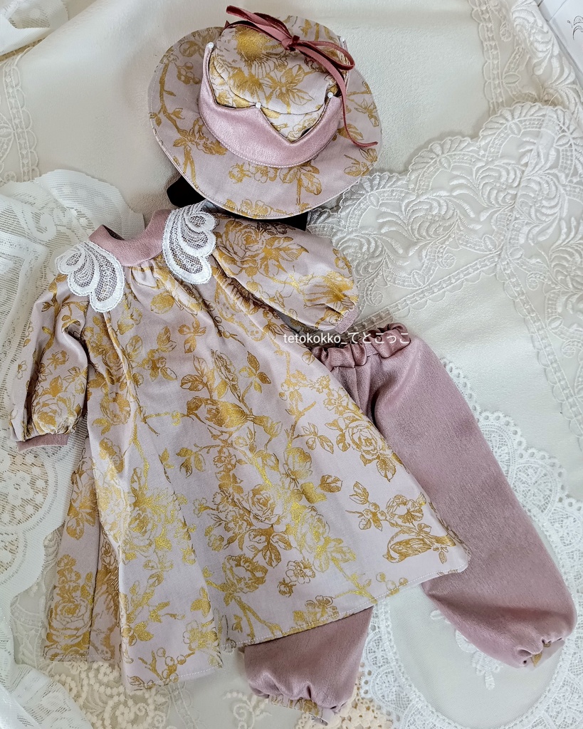 花の妖精さんドレスセット(40cmクラスドール服)