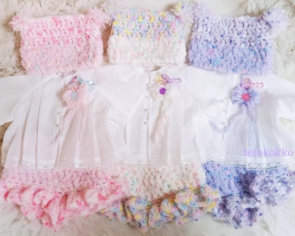 わたあめルームウェア（50cm・60cmドール用）