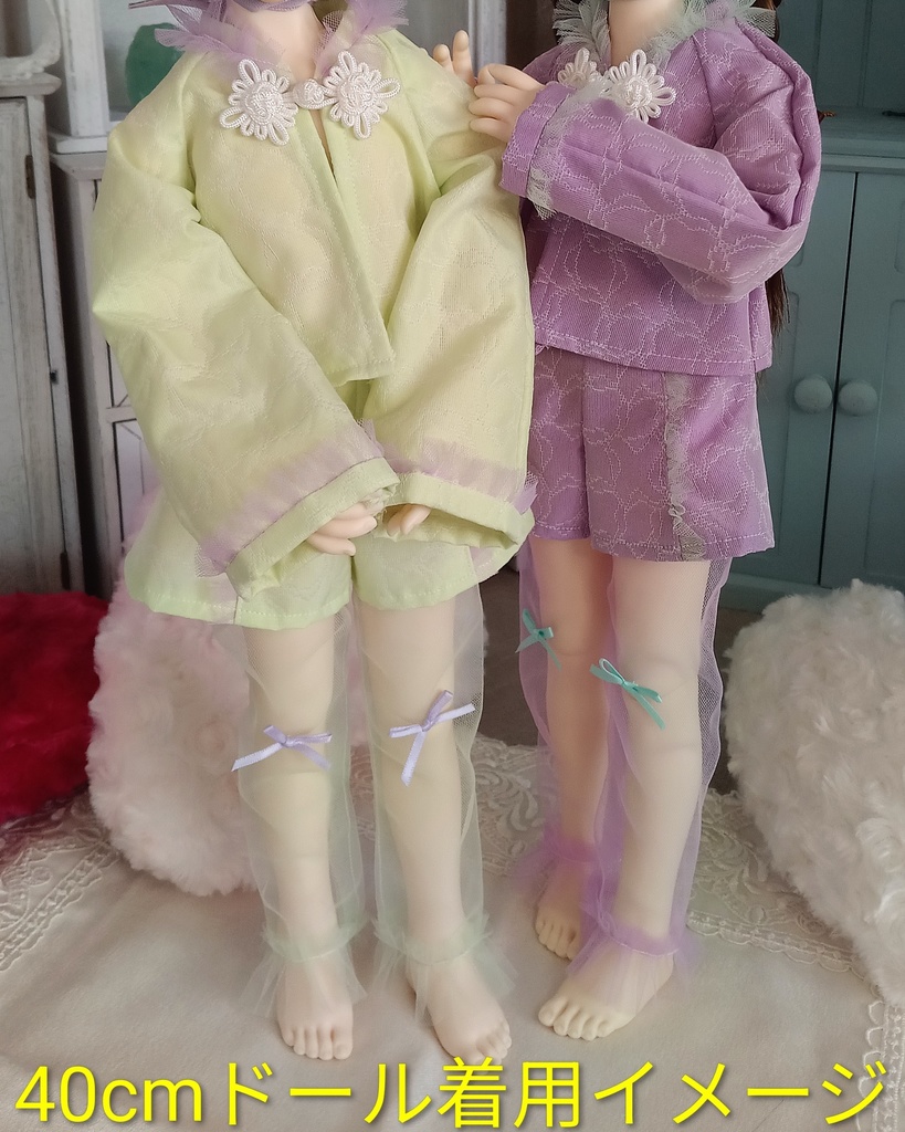 ネコ耳ドレスセット(40cmドール用)