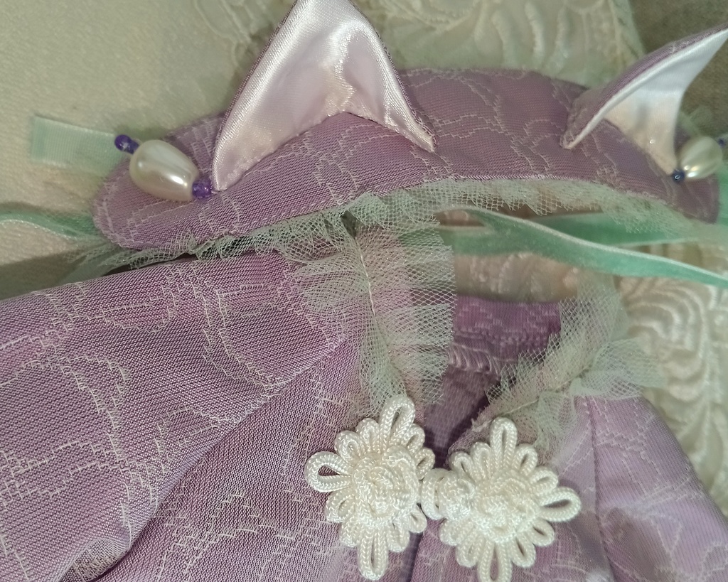 ネコ耳ドレスセット(40cmドール用)