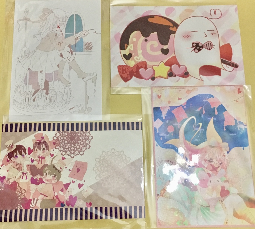 イラストカード(4種類)