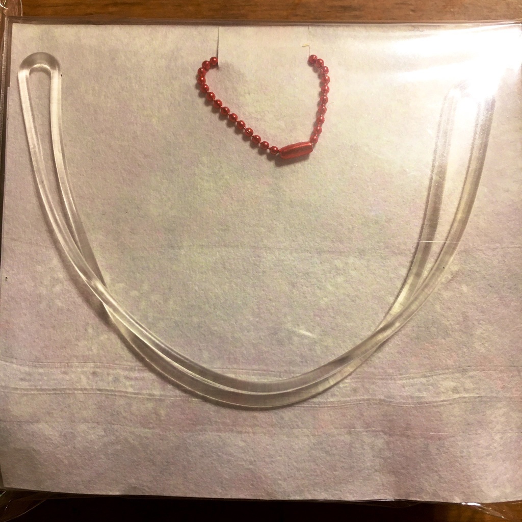 しゃかしゃかグリッターハートタグ