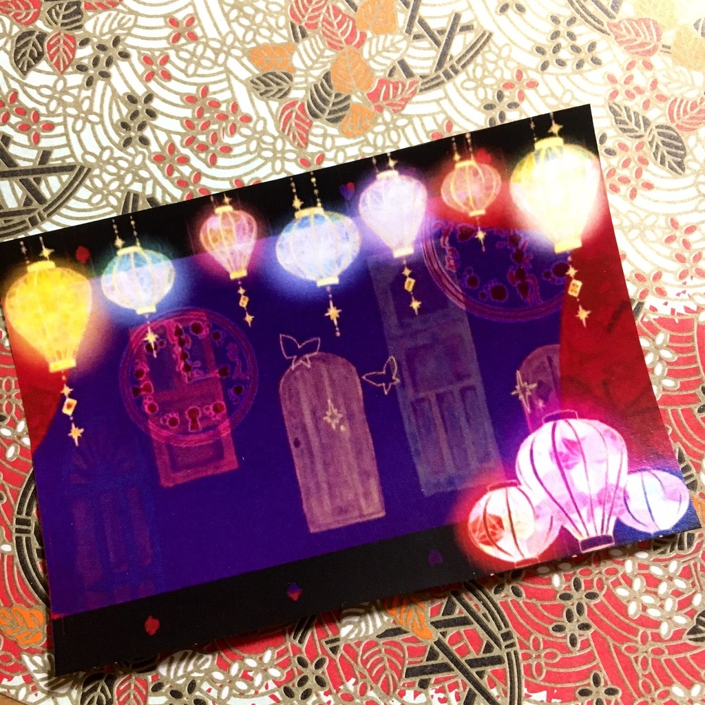 しゃかしゃかグリッターハートタグ