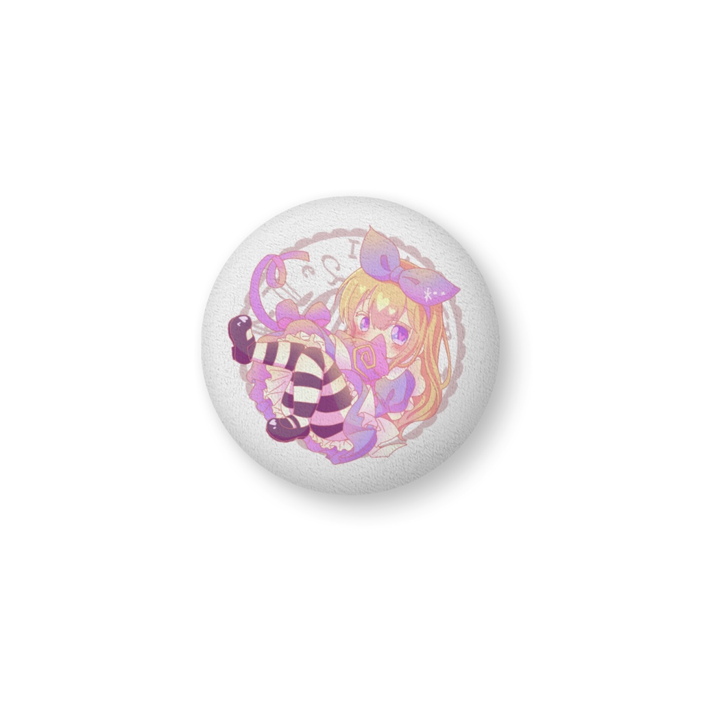 アリスの丸型クッション