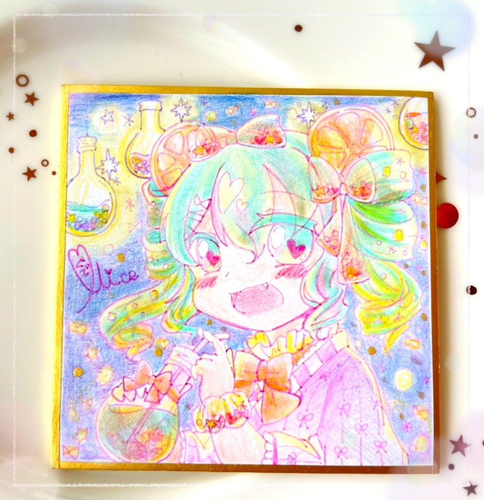 【原画】夏祭りのソーダ