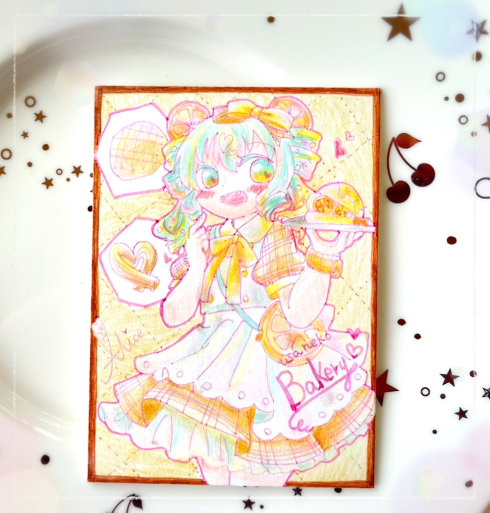 【原画】うさねこベーカリー