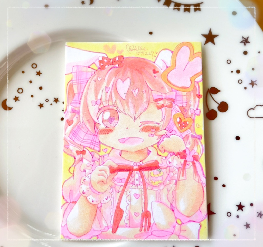 【原画】「カワイイポーズして!」