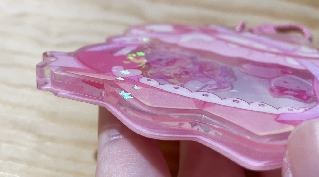 ねずみちゃんのシャカシャカアクリルキーホルダー【要注意書き参照】