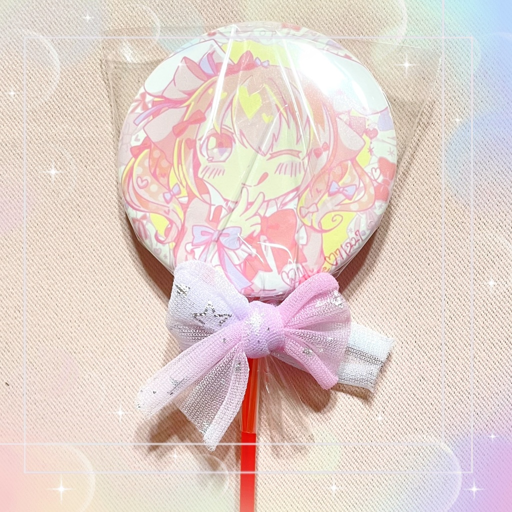 57mmロリポップ風缶バッジ