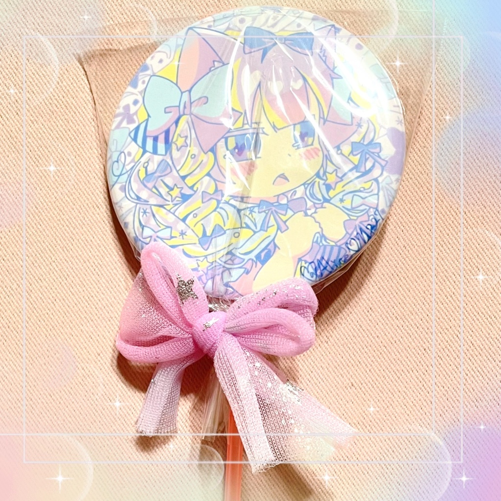 57mmロリポップ風缶バッジ