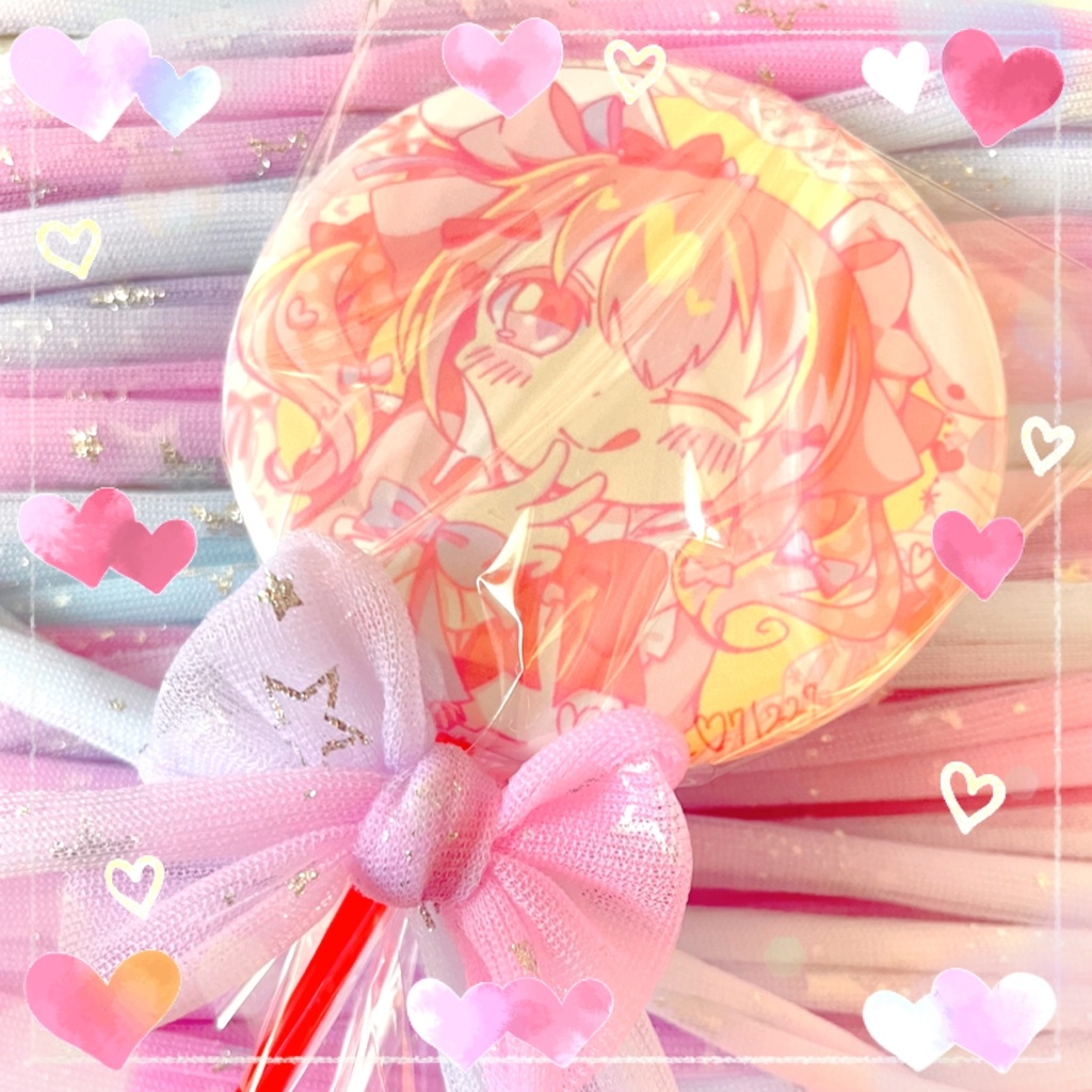 57mmロリポップ風缶バッジ
