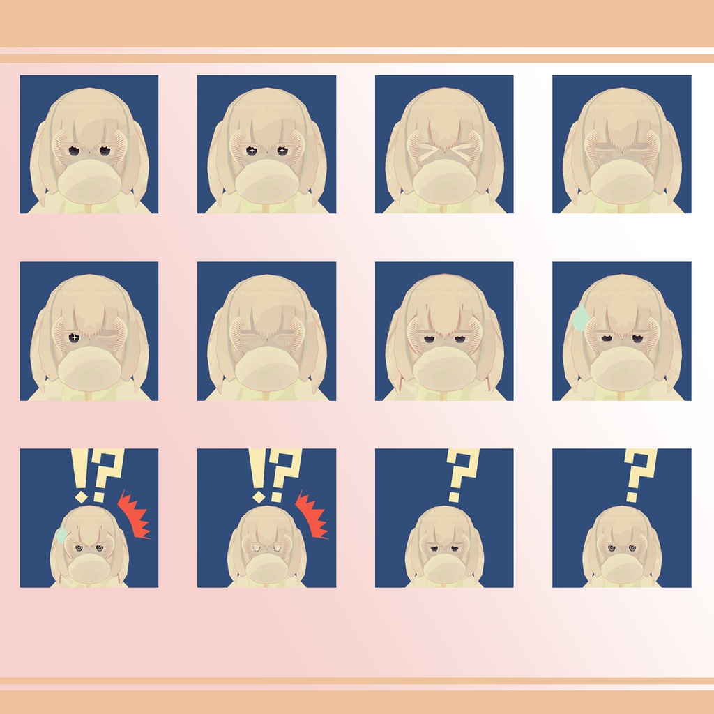 【quest想定オリジナル3dモデル】おかいこさま【fallback対応】