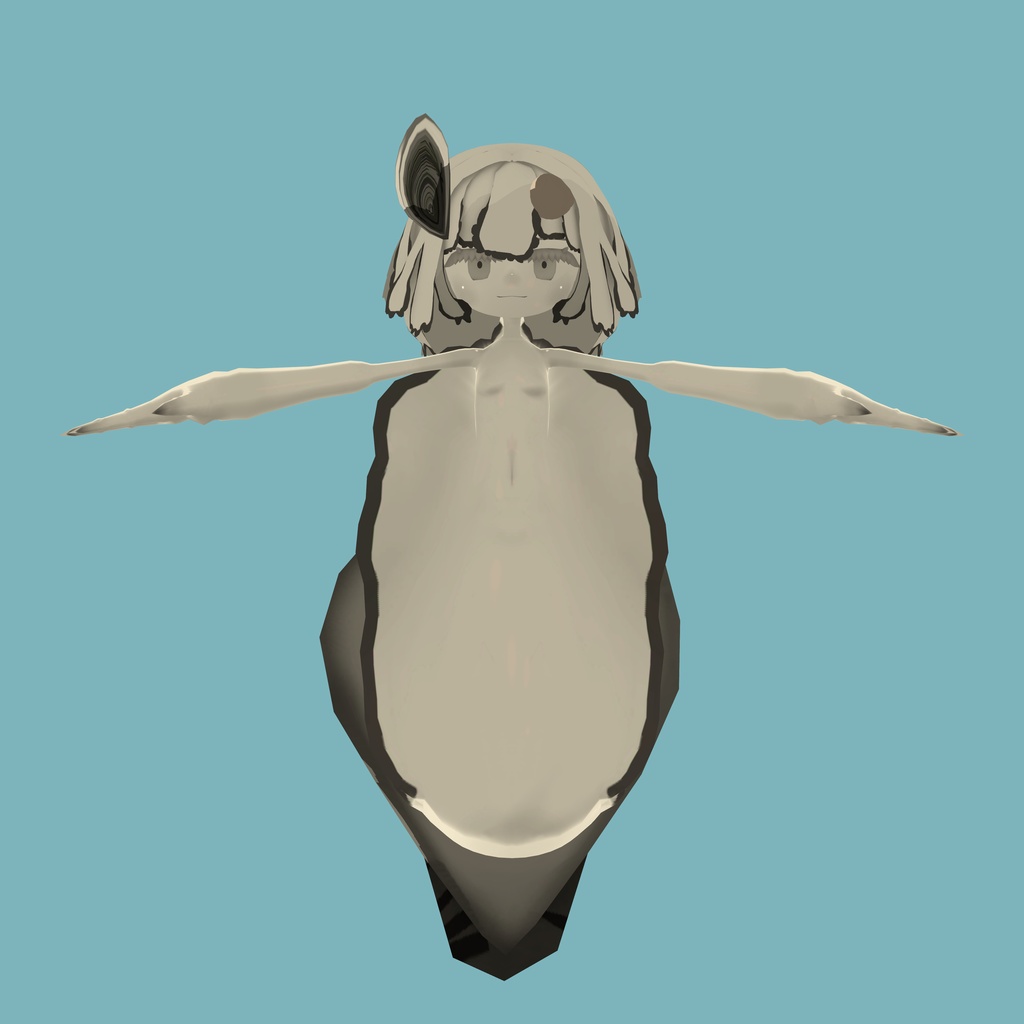 【Quest想定】マガキのクラちゃん【physbone 対応】