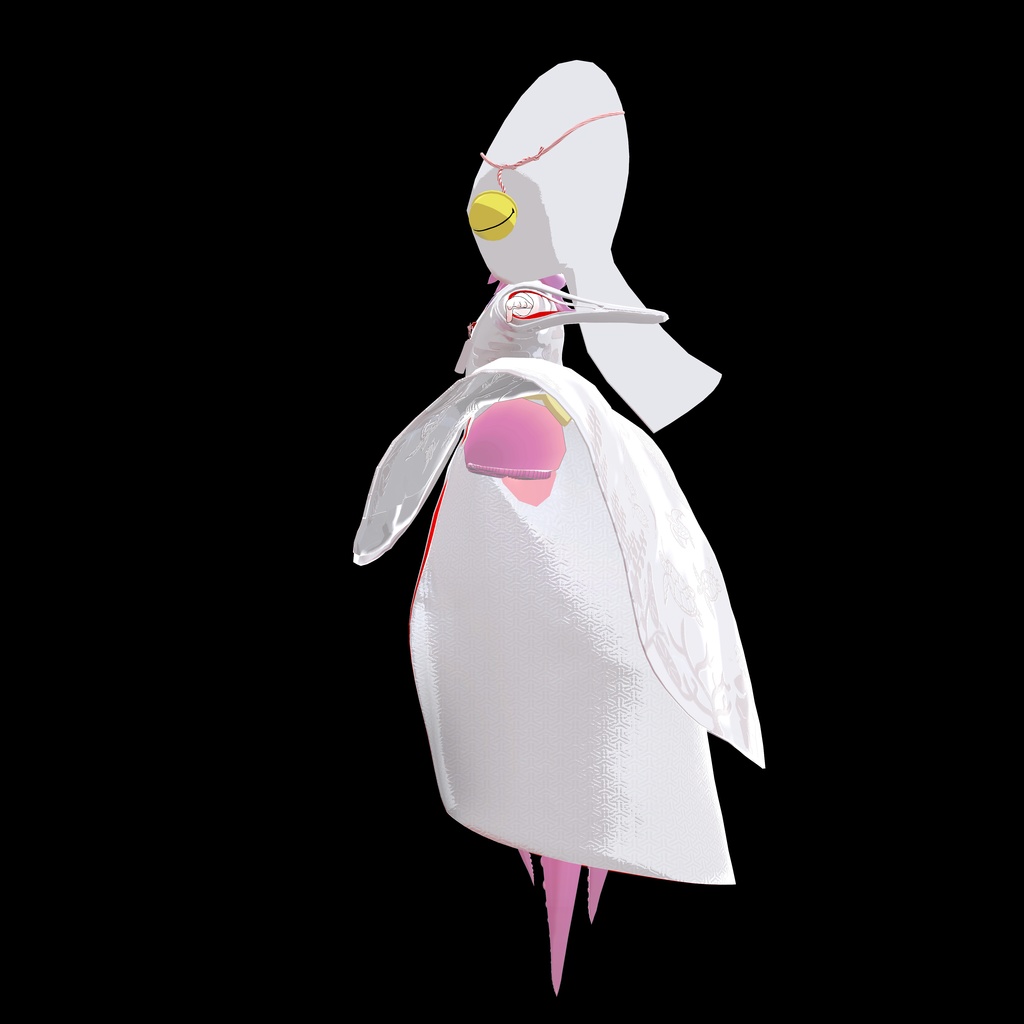 VRChat想定モデル シロオリヒメ【shiro orihime ~白澱姫~ 】